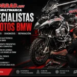 Taller especializado en motos BMW en Pontevedra realizando mantenimiento, diagnosis y reparación BMW Motorrad.