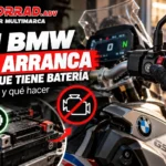 Mi BMW no arranca aunque tiene batería: causas y diagnóstico del sistema de arranque en una moto BMW Motorrad.